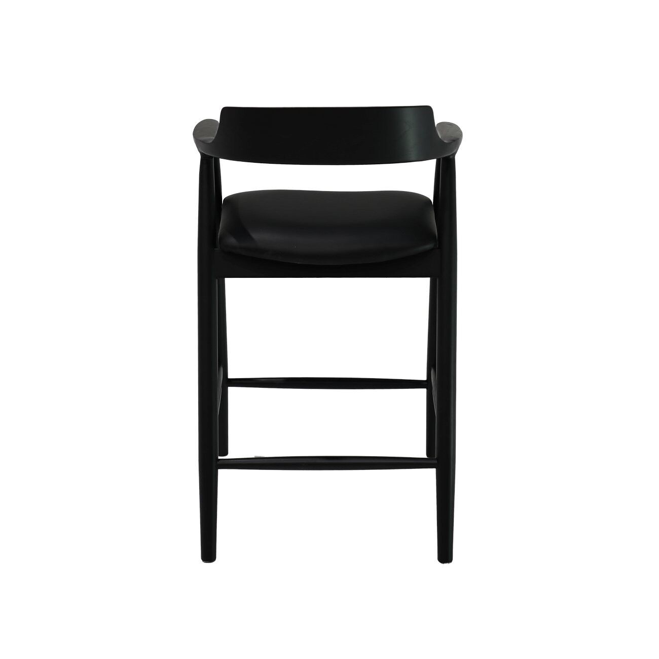EALING BARSTOOL - BLACK LEATHER - Image 3