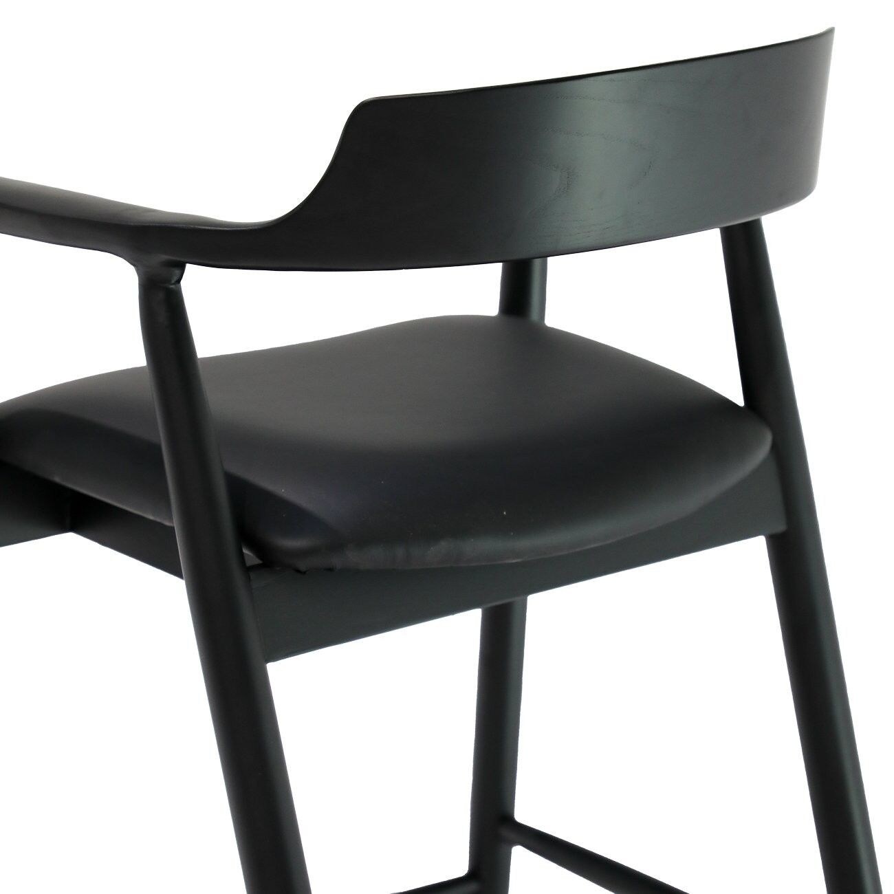 EALING BARSTOOL - BLACK LEATHER - Image 5
