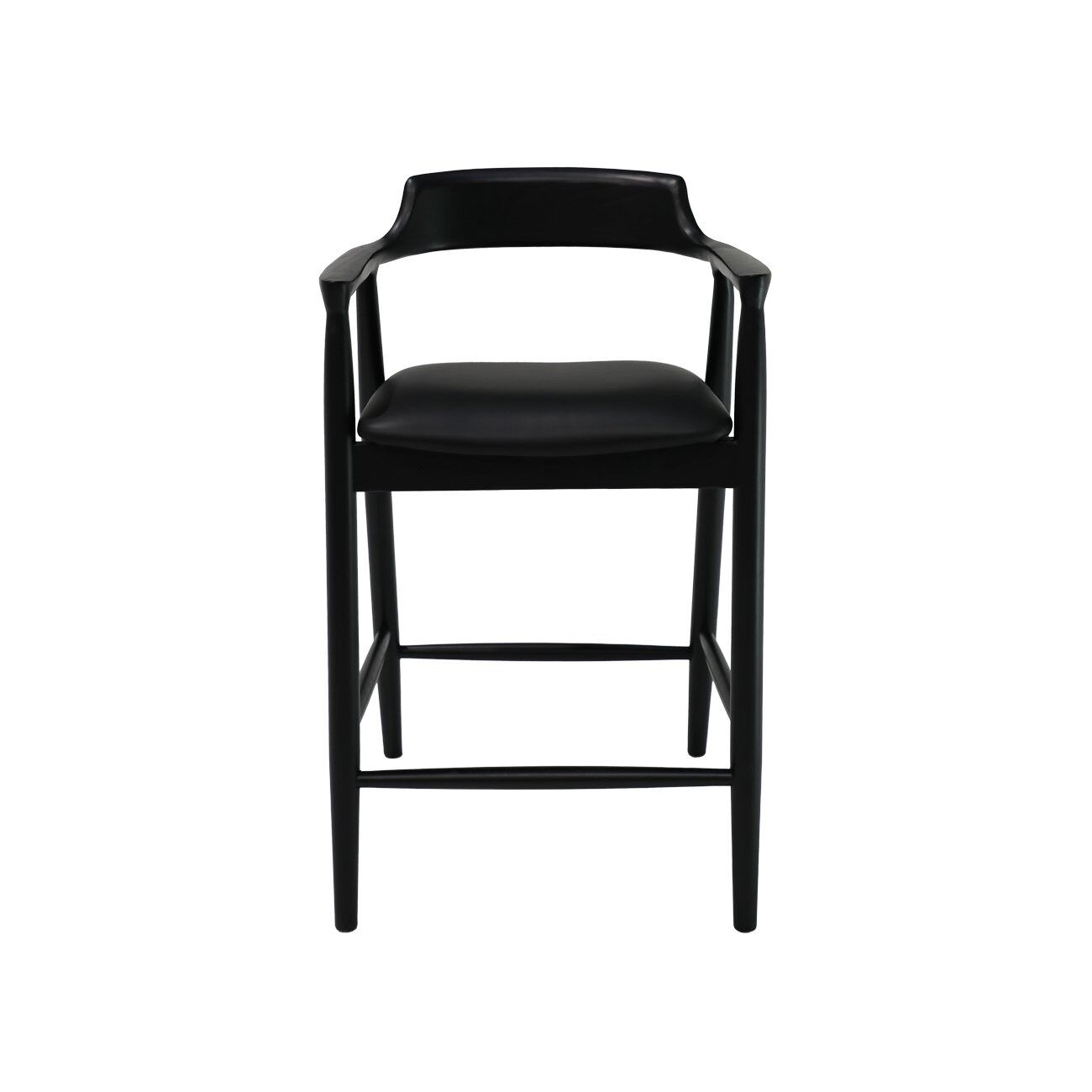 EALING BARSTOOL - BLACK LEATHER - Image 6