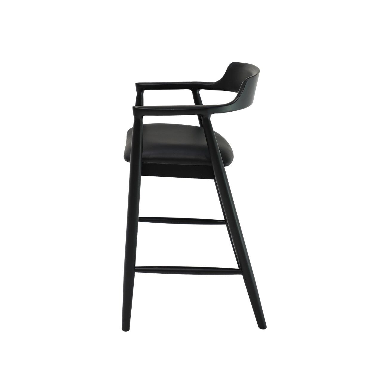 EALING BARSTOOL - BLACK LEATHER - Image 7