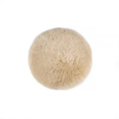 SHEEPSKIN ROUND PAD - 6 COLOURS - Image 6