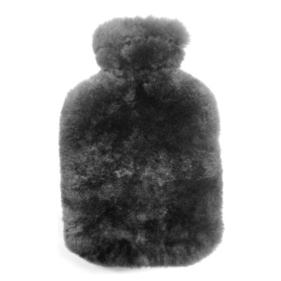 SHEEPSKIN HOT WATER BOTTLE COVER - 2 COLOURS - Image 5