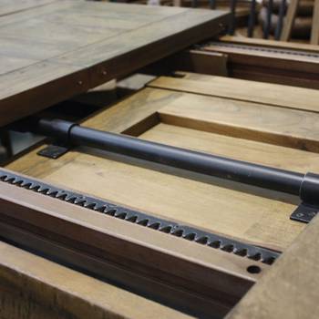 TOULOUSE DBLE EXT TABLE MANGO SMOKE HOUSE - Image 7