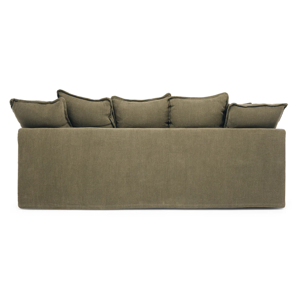 CLOUD SLIPCOVER 3 SEATER SOFA - KHAKI - Image 3