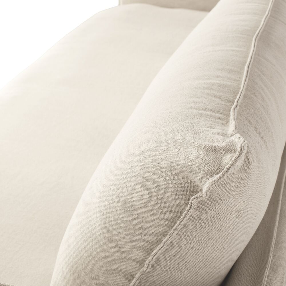 HAMILTON 3 SEAT SLIP COVER SOFA - 3 COLOURS - Image 4