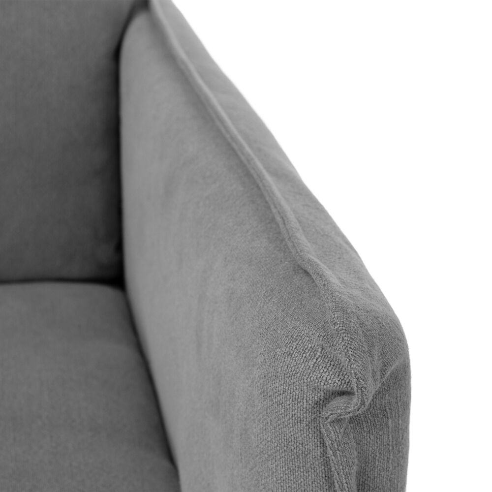 HAMILTON 3 SEATER CHAISE SLIP COVER SOFA (RHF) (LHF) - 3 COLOURS - Image 18