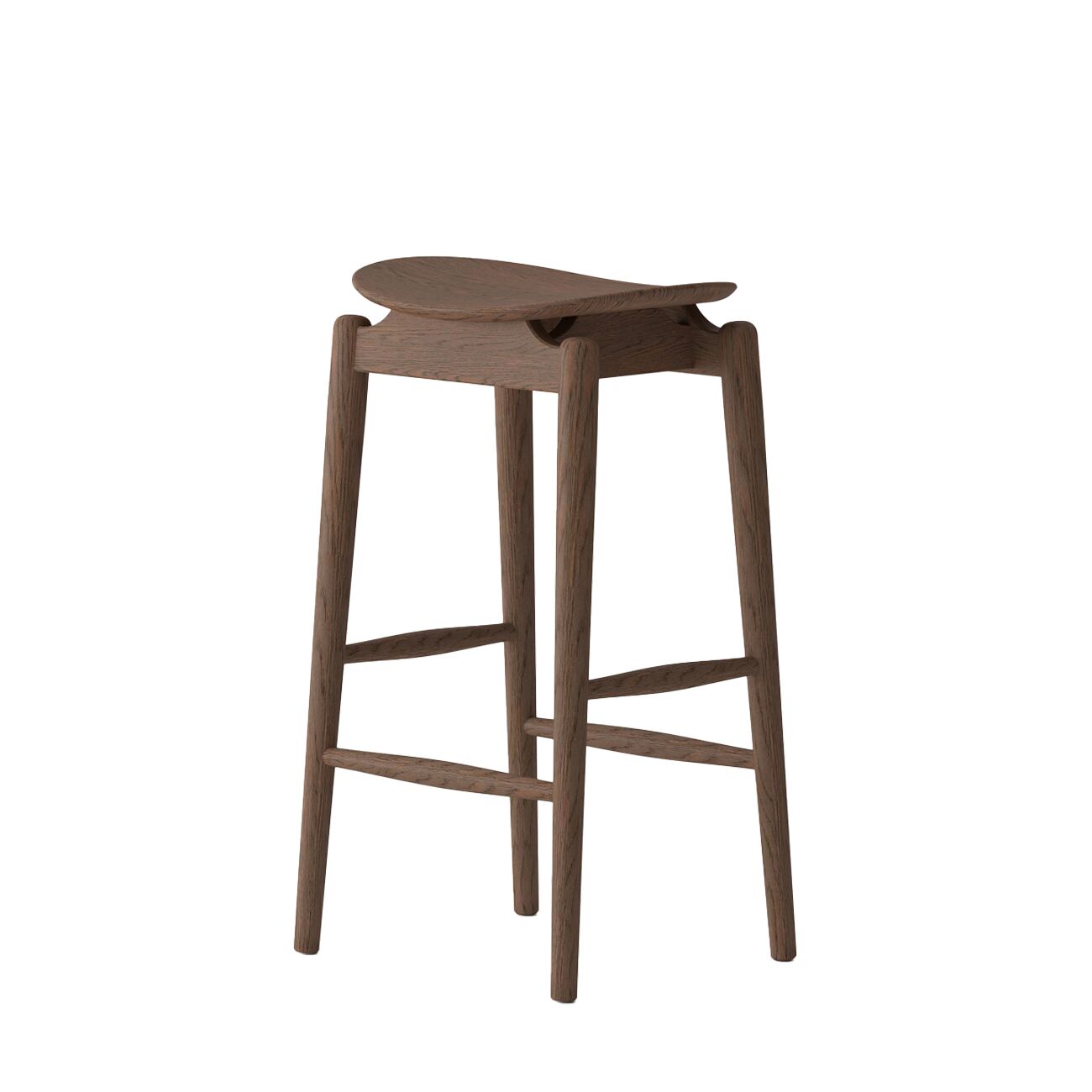 OSLO BARSTOOL SOLID OAK/ BLACK - Image 6