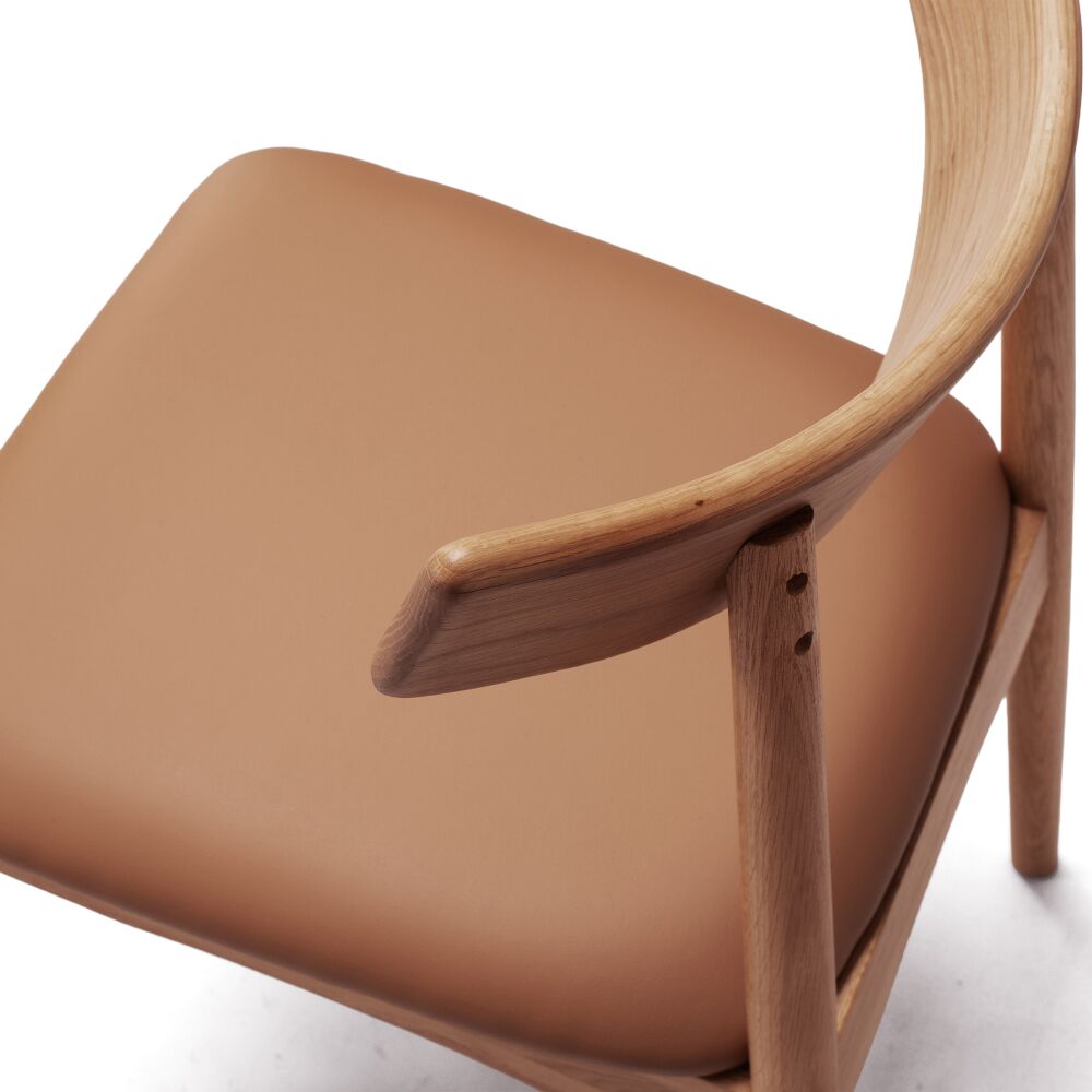 WAGNER BARSTOOL NATURAL OAK TAN PU - Image 6