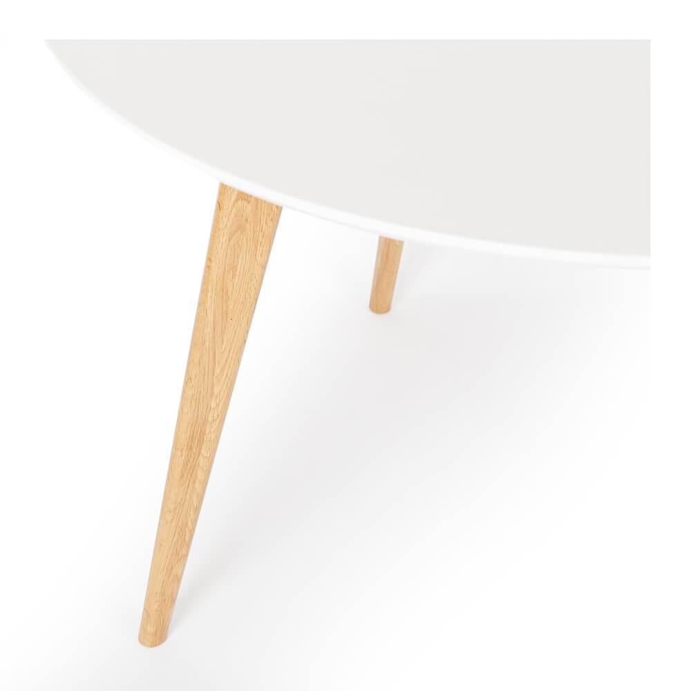 RADIUS WHITE ROUND DINING TABLE - Image 3