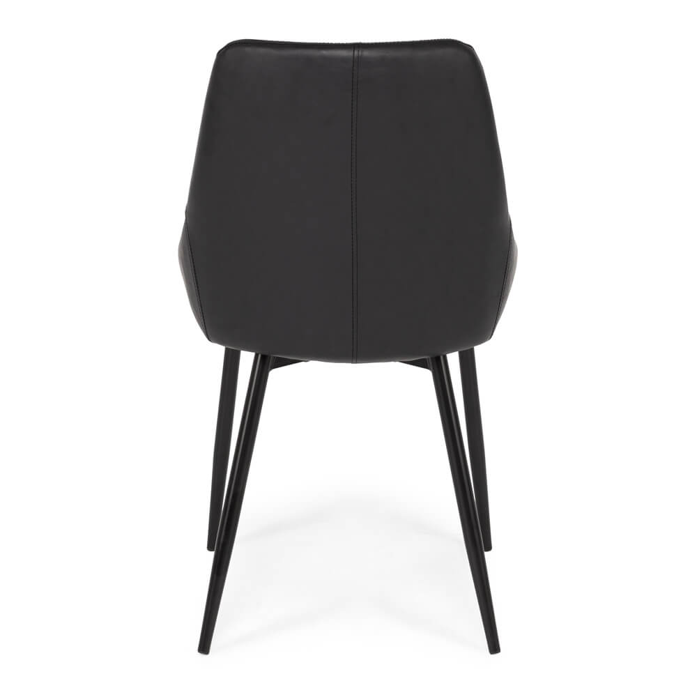 BARI BLACK DINING CHAIR - Image 4