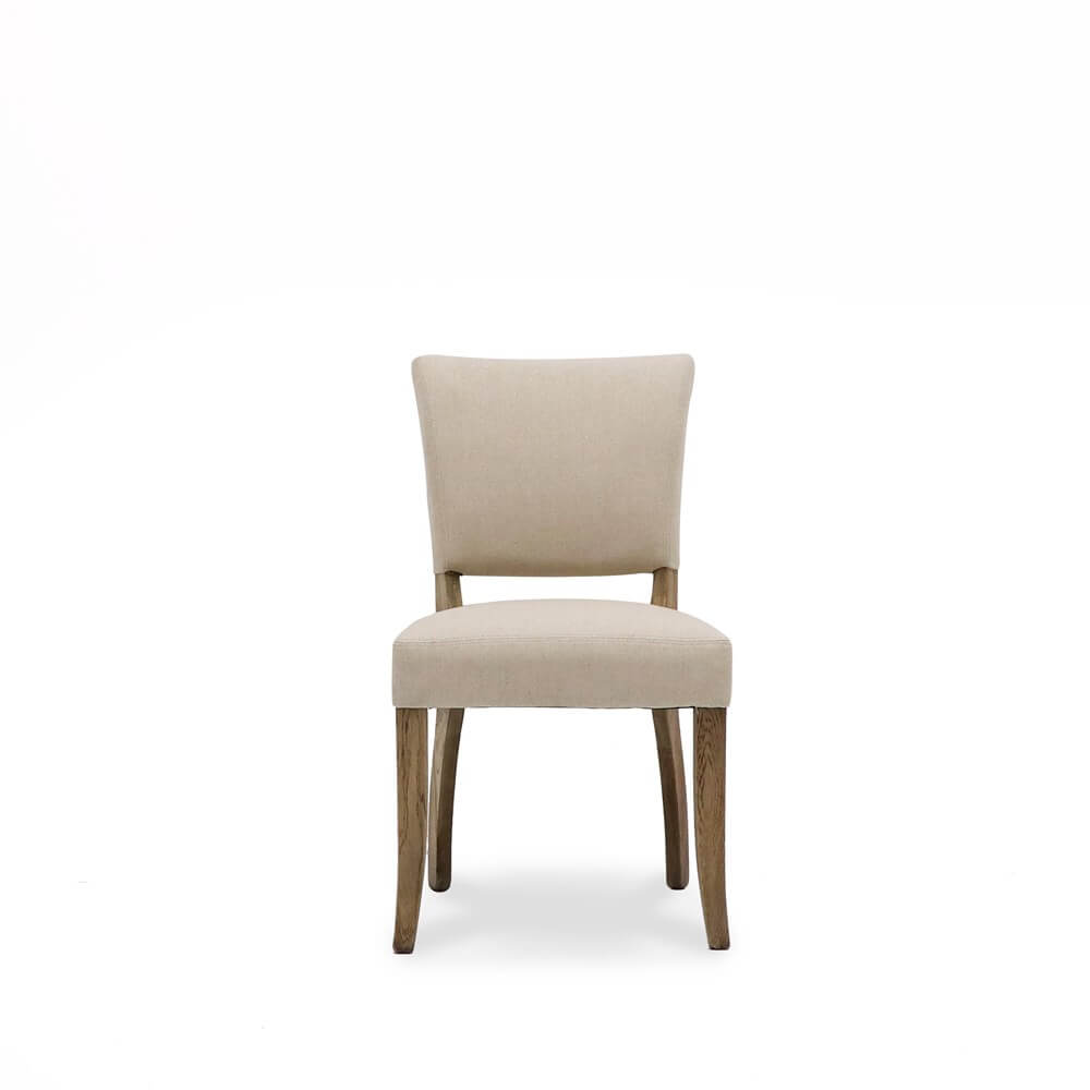 CRANE DINING CHAIR CREAM LINEN - Image 4