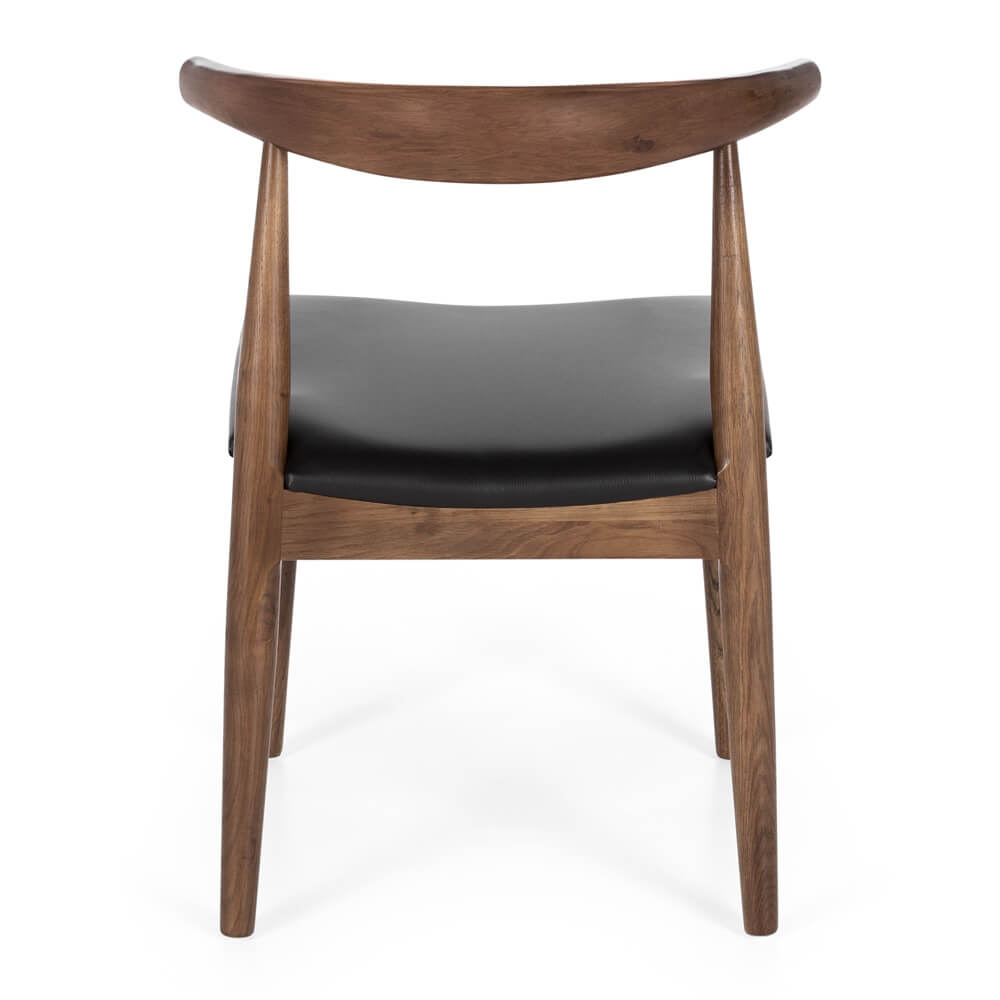 ELBOW DEEP OAK DINING CHAIR - Image 4
