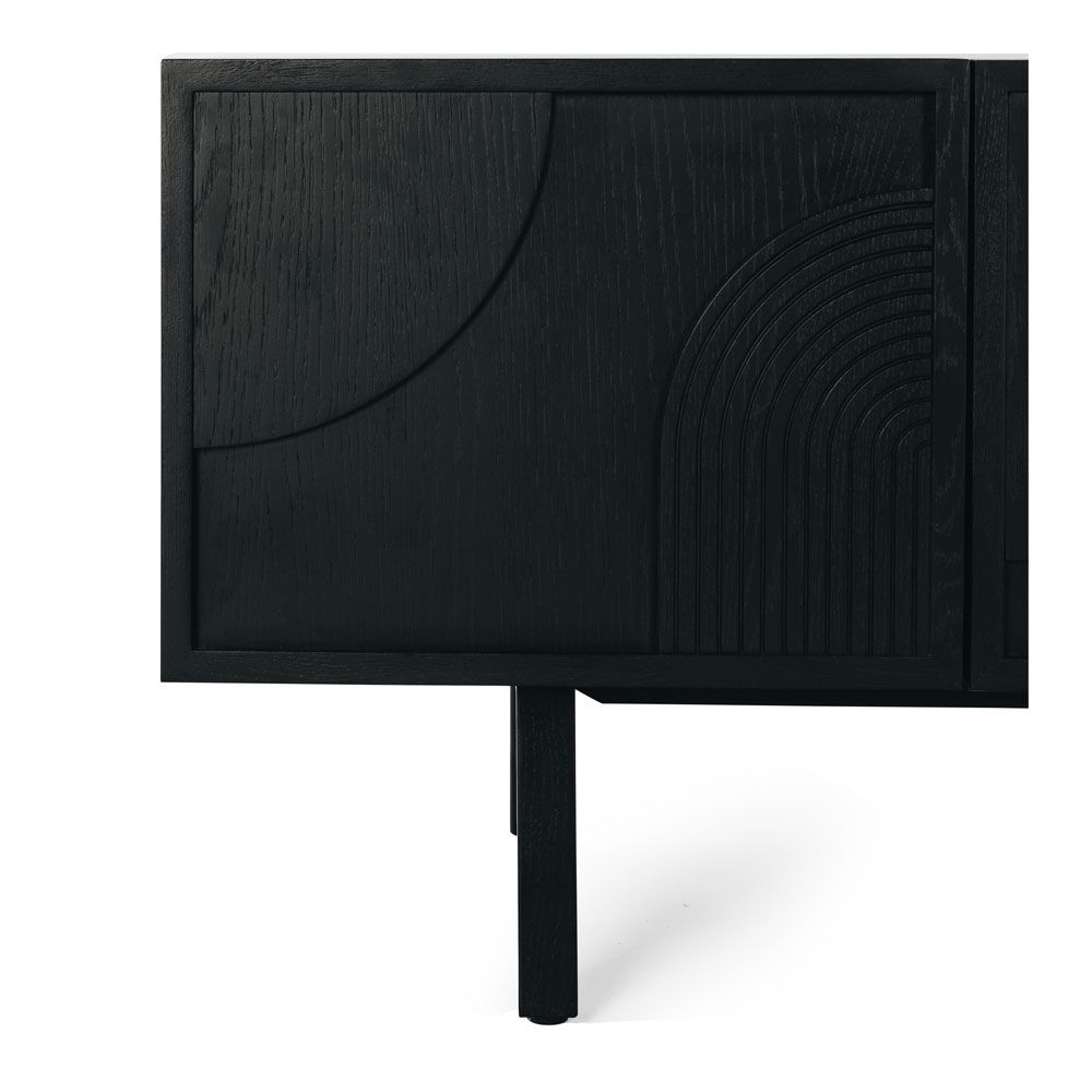 ARC TV STAND BLACK OAK - Image 7