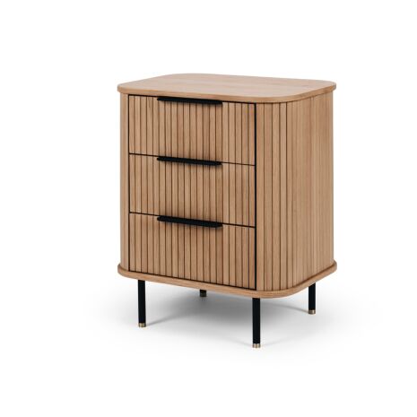ANDERS 3DRW BED SIDE TABLE - Image 5