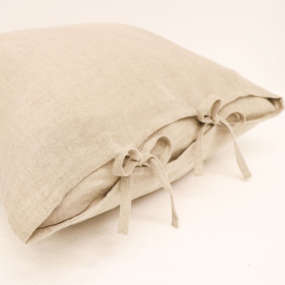 TULLY TIE CUSHION - NATURAL - Image 2