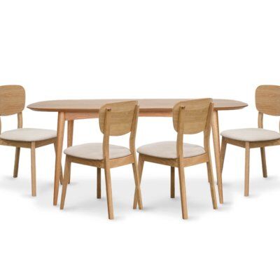 OSLO OAK/VENEER DINING SET