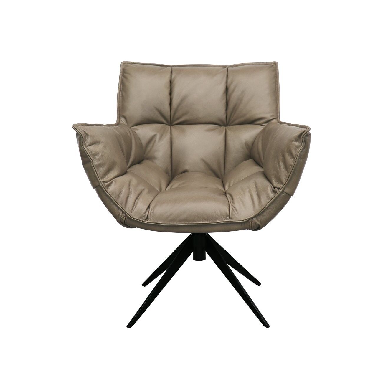 MEMPHIS SWIVEL ARMCHAIR - LEATHER 4 COLOURS - Image 27