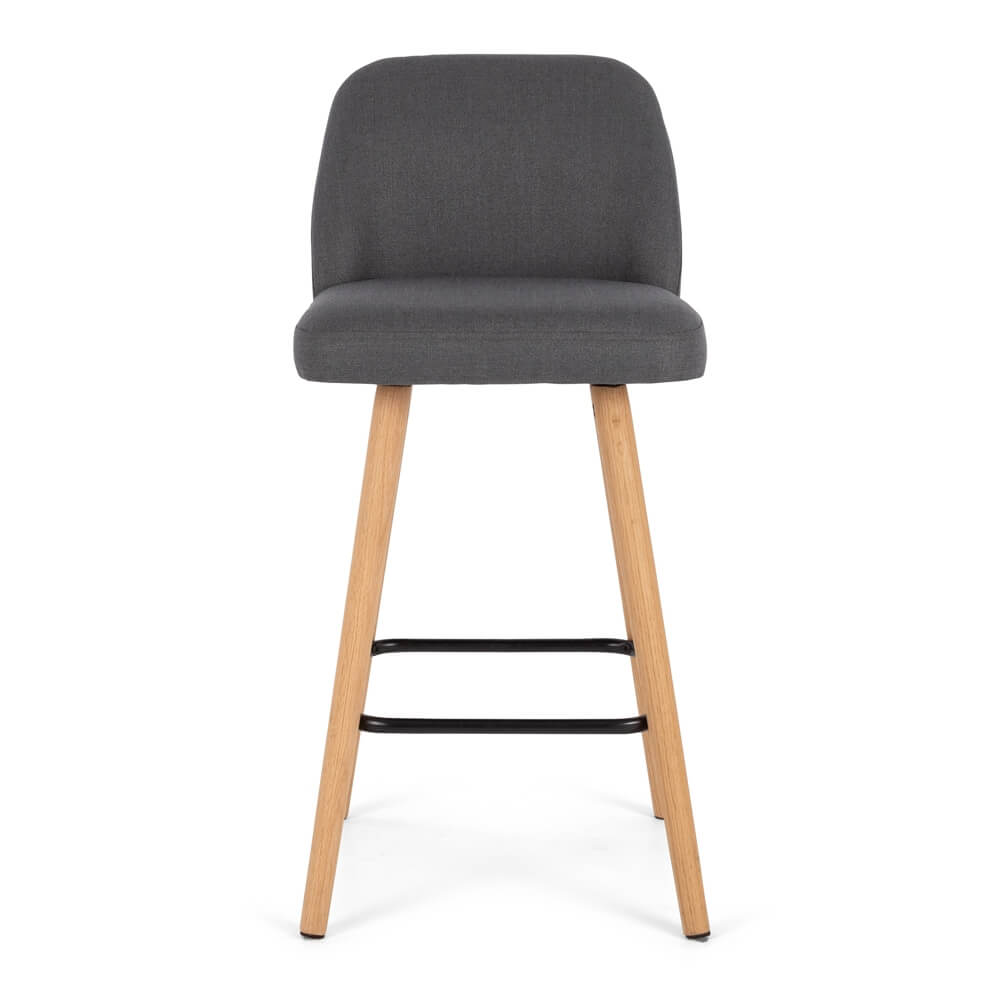 MELLE DARK GREY BARSTOOL - Image 2