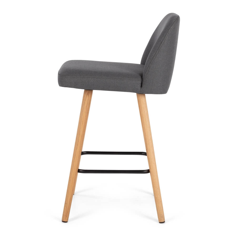 MELLE DARK GREY BARSTOOL - Image 4