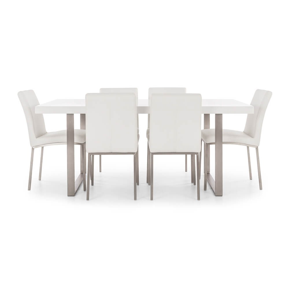 MADRID WHITE DINING TABLE