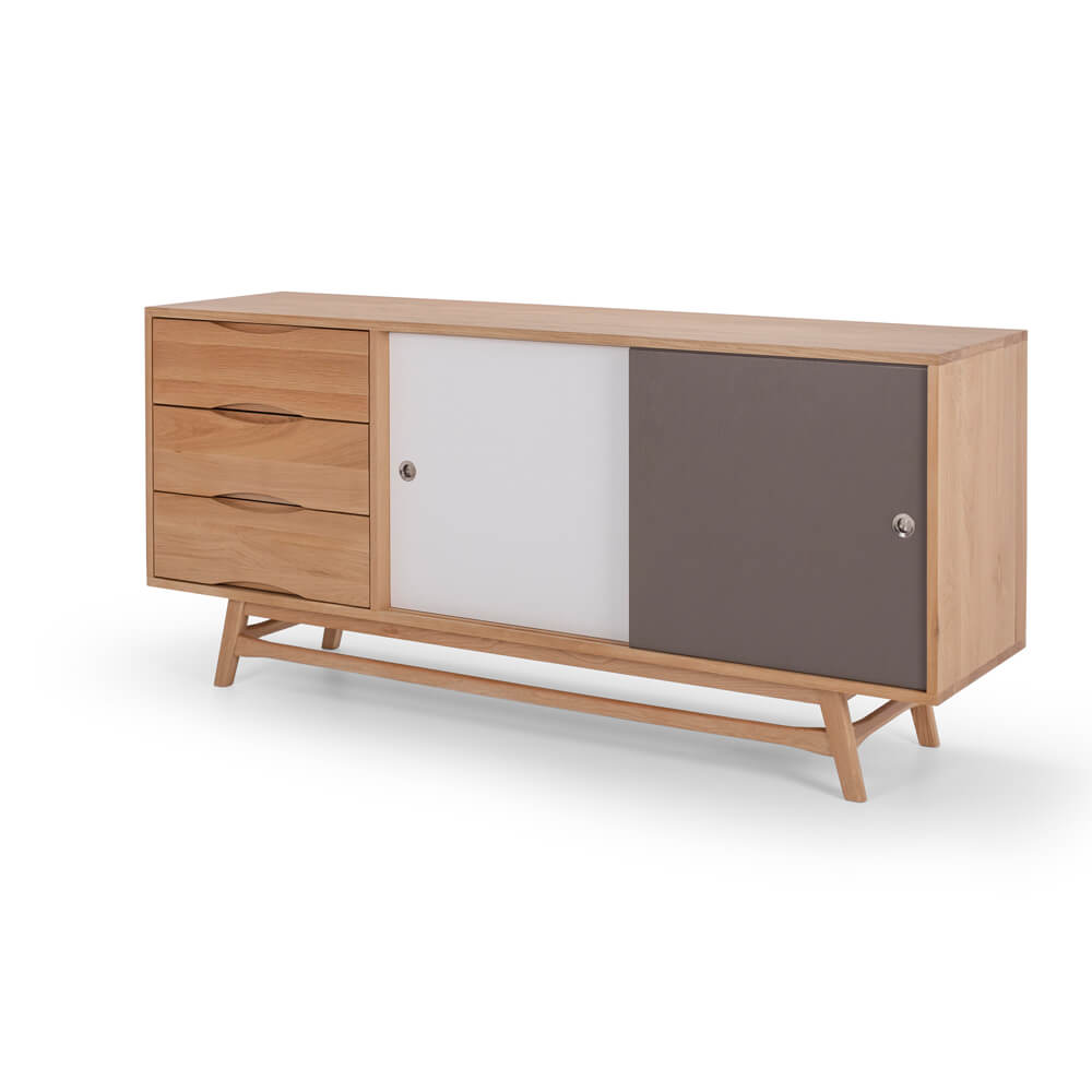 Sven Sideboard Solid Oak - Image 3