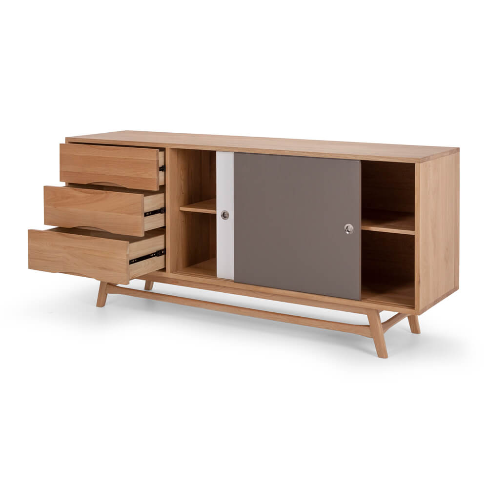 Sven Sideboard Solid Oak - Image 7