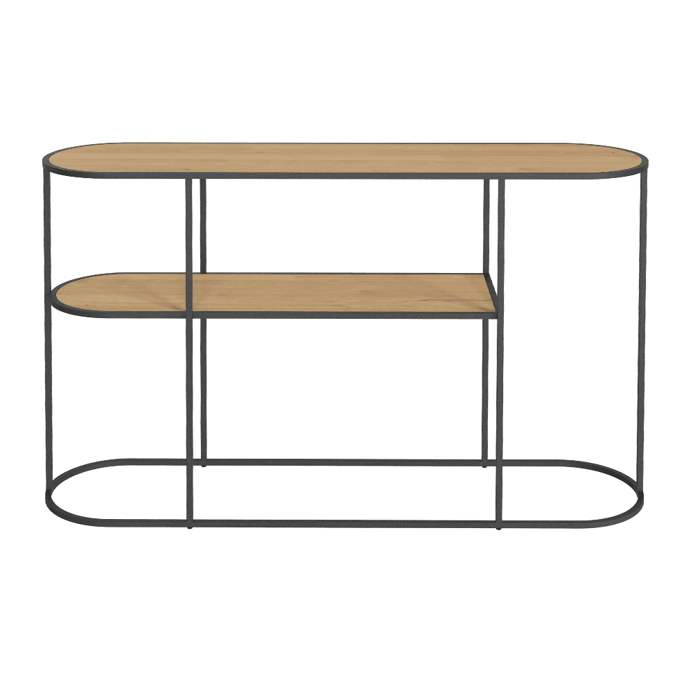 DECO CONSOLE TABLE NATURAL OAK