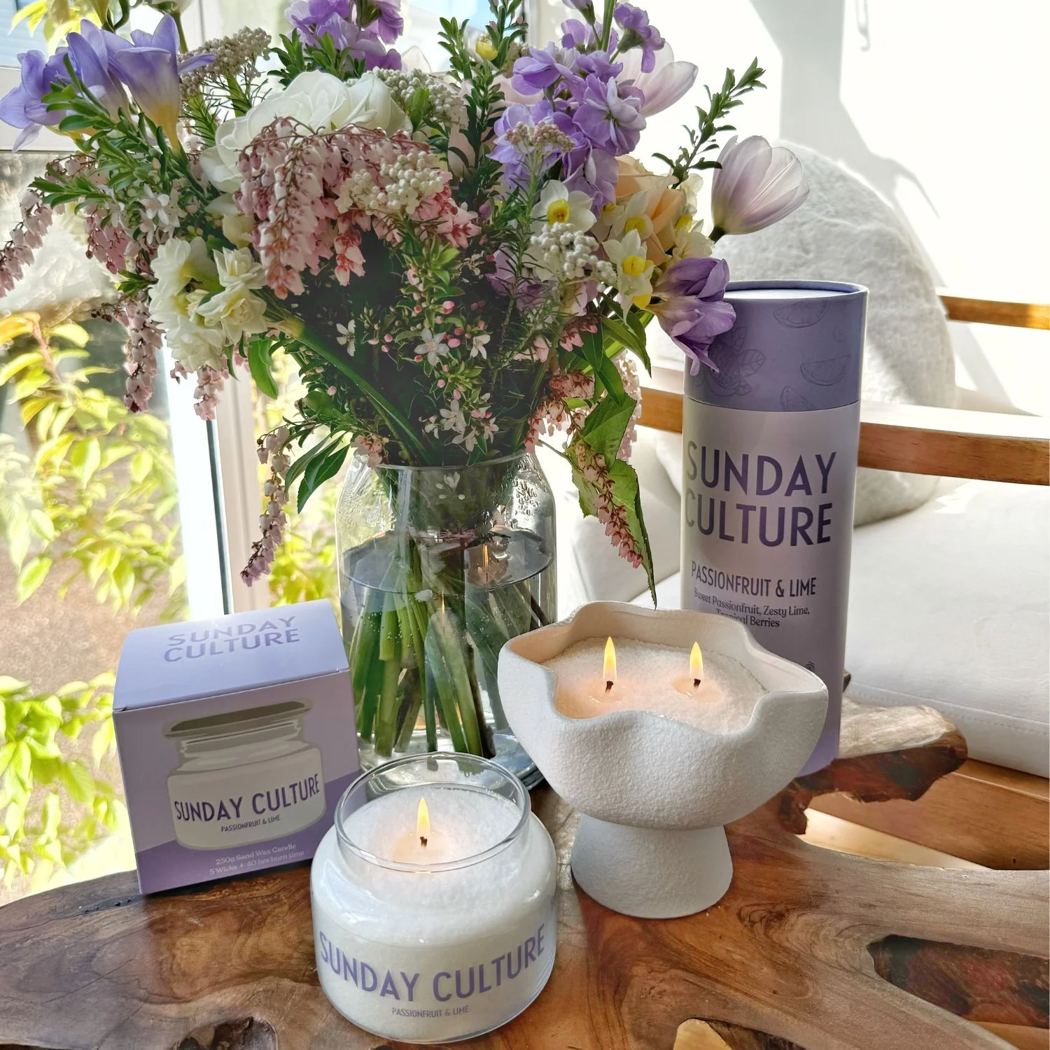 LARGE PASSIONFRUIT AND LIME CANDLE REFILL - Image 3