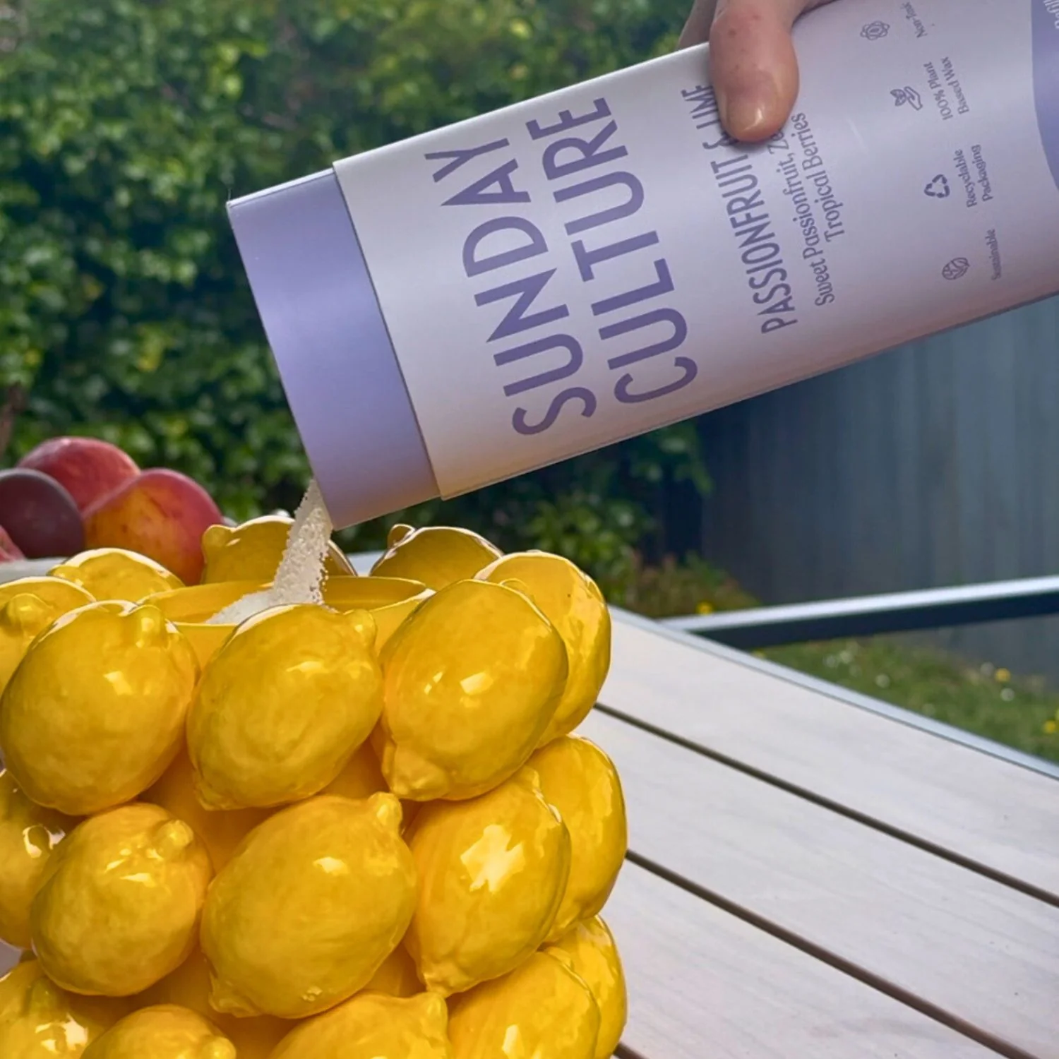 LARGE PASSIONFRUIT AND LIME CANDLE REFILL - Image 2