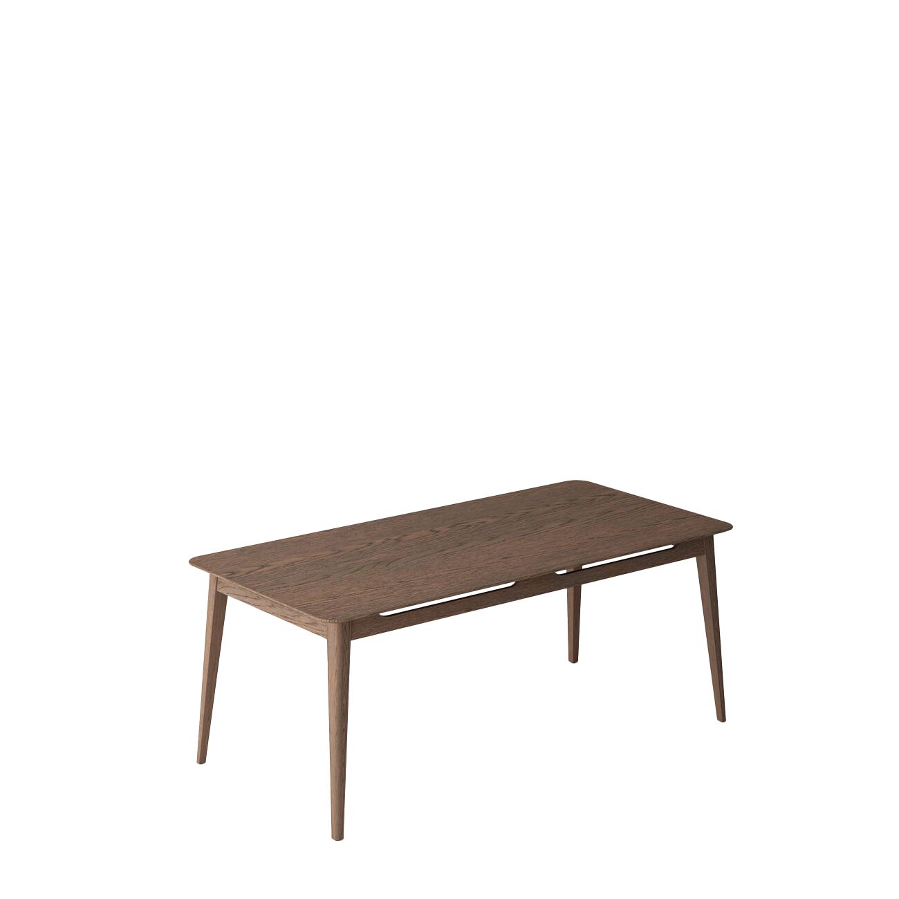 ROKKE DINING TABLE 180CM- OAK/WALNUT - Image 4