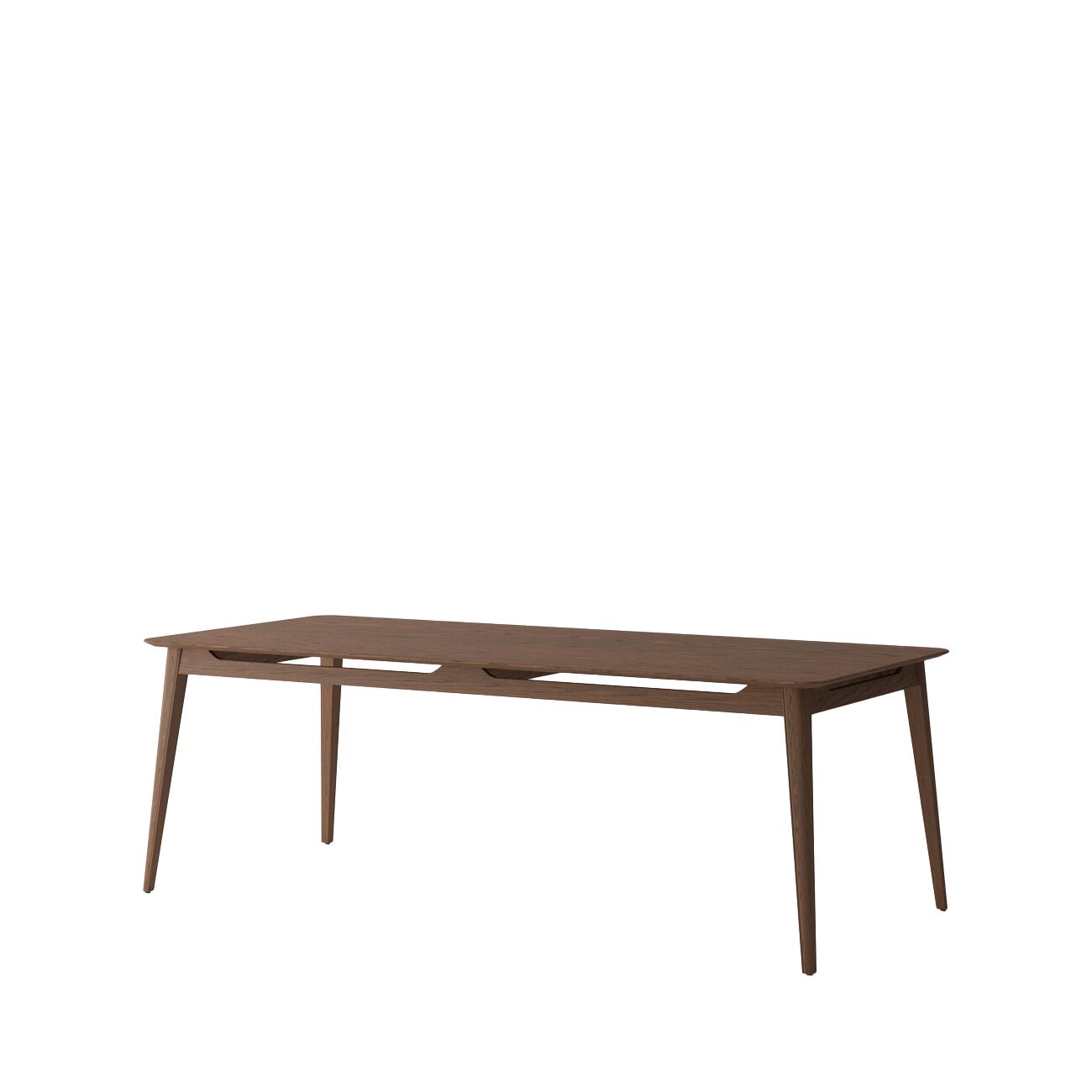 ROKKE DINING TABLE 220CM- OAK/WALNUT - Image 2