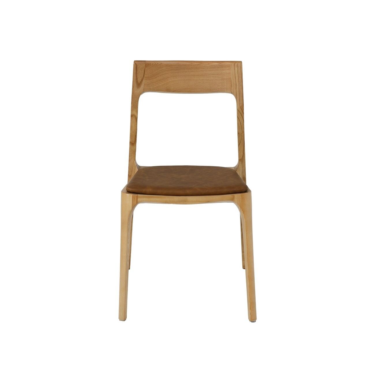 COOPER DINING CHAIR - TAN LEATHER