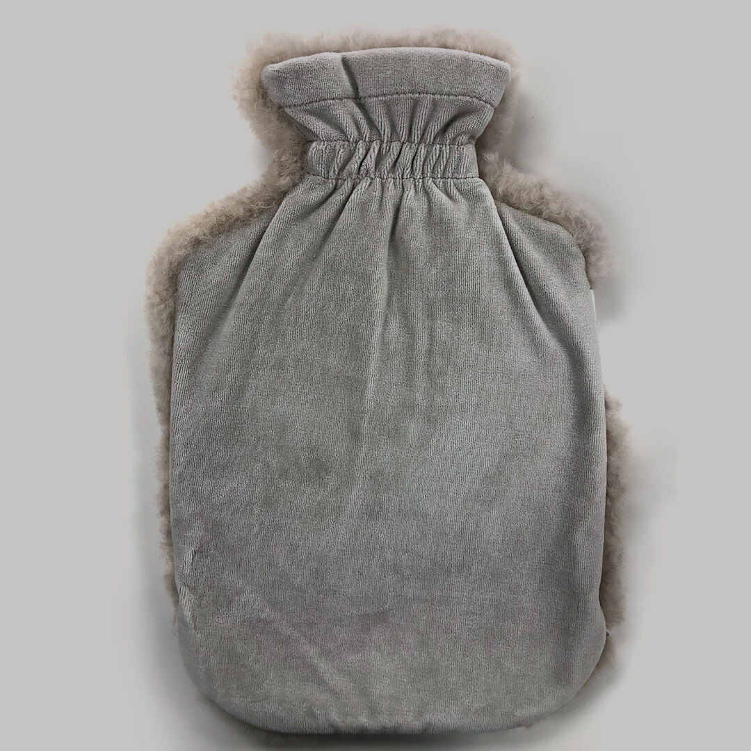 SHEEPSKIN HOT WATER BOTTLE COVER - 2 COLOURS - Image 3