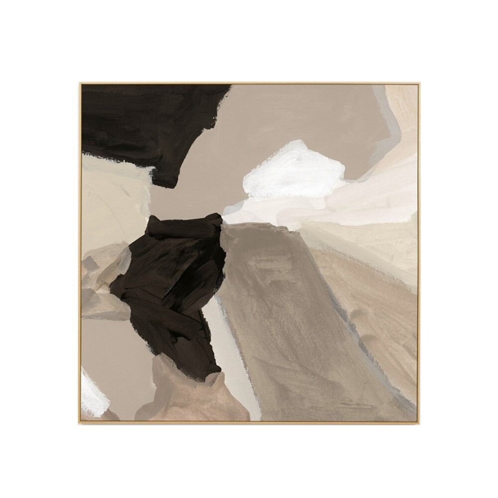 PHOTOGRAPHIC LINCOLN BLACK 1 FRAMED CANVAS