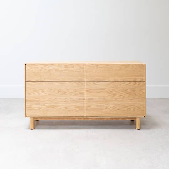 ORAKEI 6 DRAWER LOWBOY - 10 COLOURS