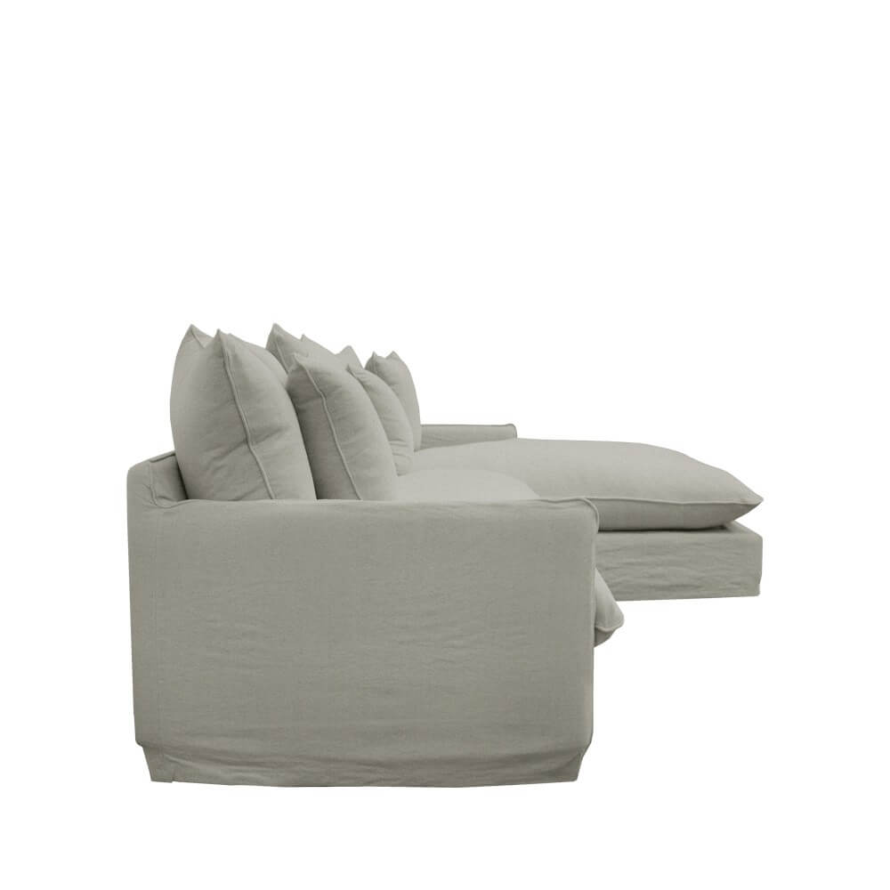 LOTUS SLIPCOVER LH/RH CHAISE – KHAKI - Image 3