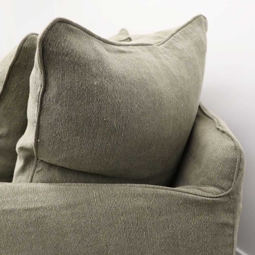 LOTUS SLIPCOVER LH/RH CHAISE – KHAKI - Image 5