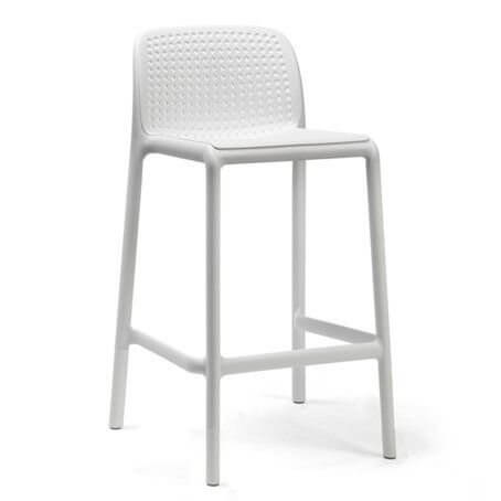 LOOP OUTDOOR WHITE BARSTOOL