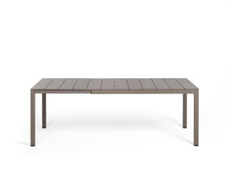 RIO 1400 ALUMINIUM TAUPE EX DINING TABLE
