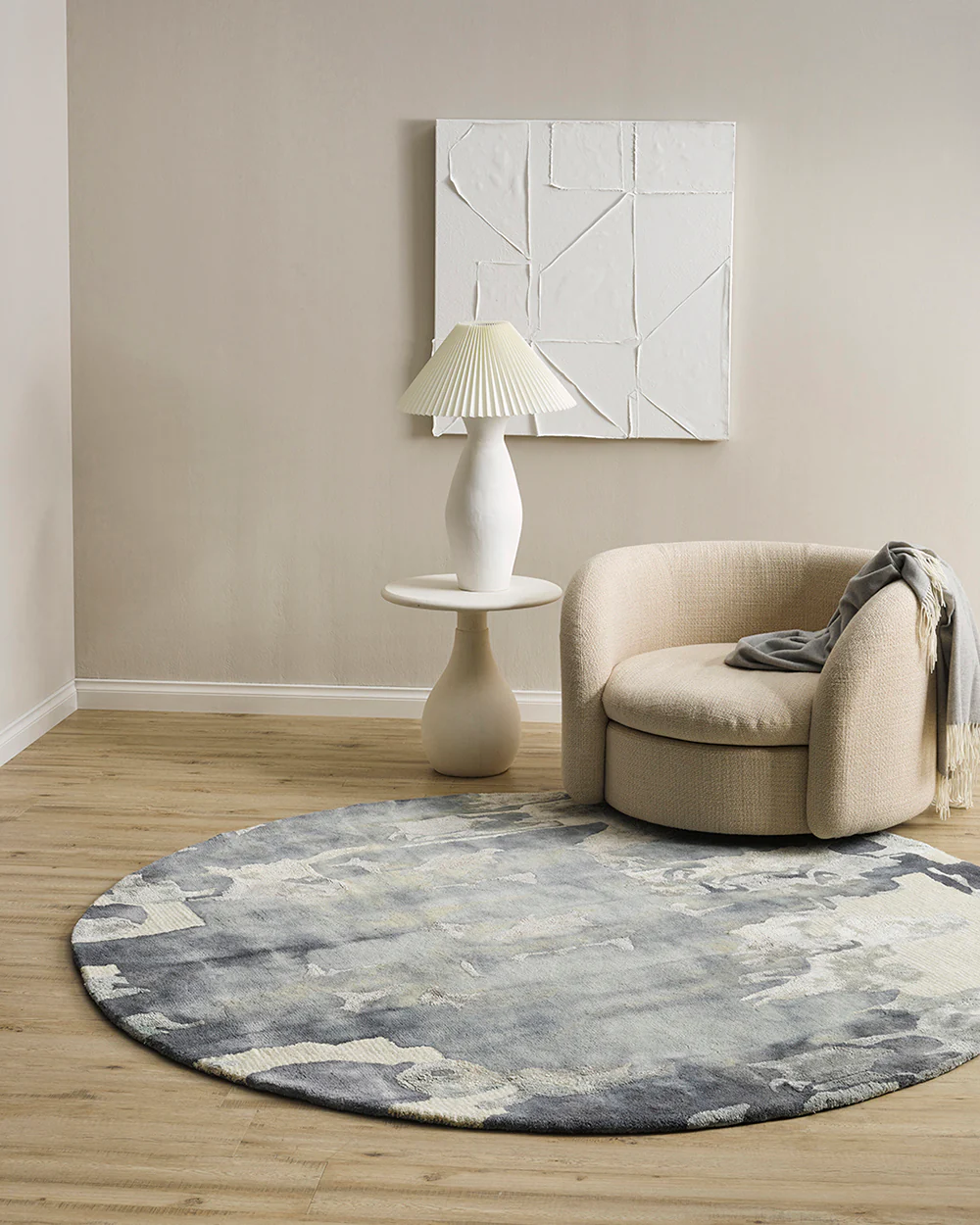 CAPE BRETT ROUND FLOOR RUG