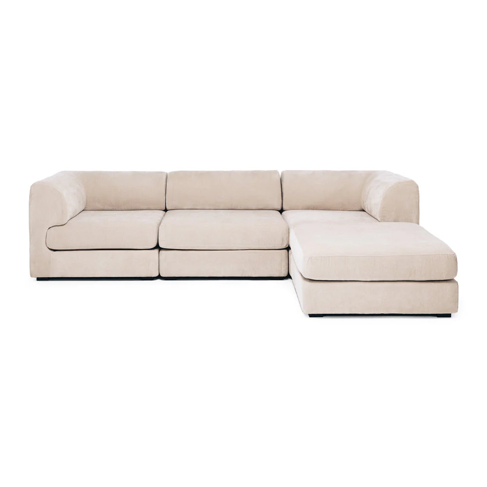 HARMONY 3 SEATER MODULAR CHAISE - SAND - Image 4