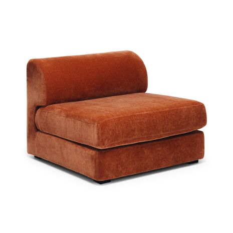 HARMONY 4 SEATER MODULAR CNR CHAISE LHF - RUST - Image 7
