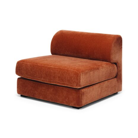 HARMONY 4 SEATER MODULAR CNR CHAISE RHF - RUST - Image 3