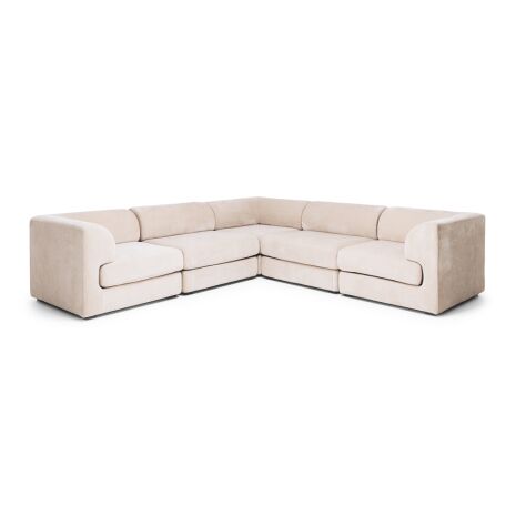 HARMONY 5 SEATER MODULAR CNR - SAND