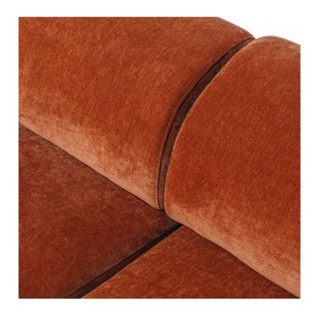 HARMONY 4 SEATER MODULAR CNR CHAISE LHF - RUST - Image 3