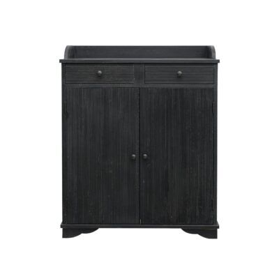 ANTONIO SMALL CABINET - MATT BLACK