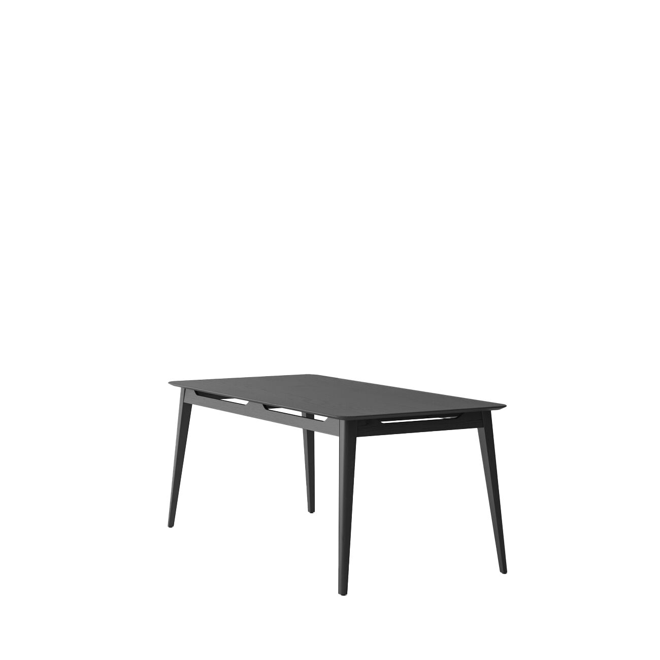 ROKKE DINING TABLE 180CM- OAK/BLACK - Image 3