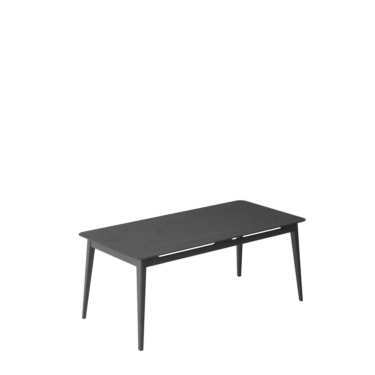 ROKKE DINING TABLE 220CM- OAK/BLACK - Image 5