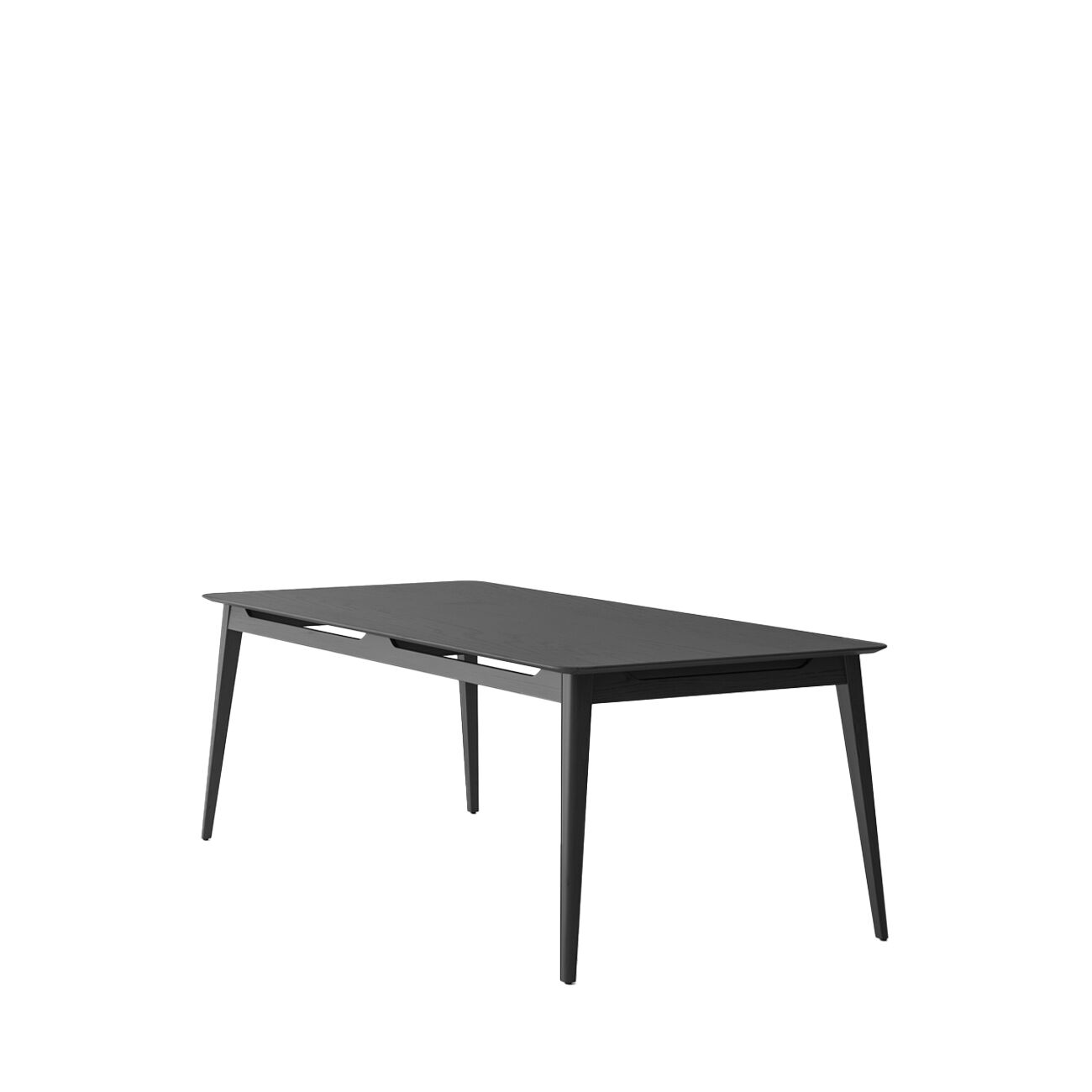 ROKKE DINING TABLE 220CM- OAK/BLACK - Image 4