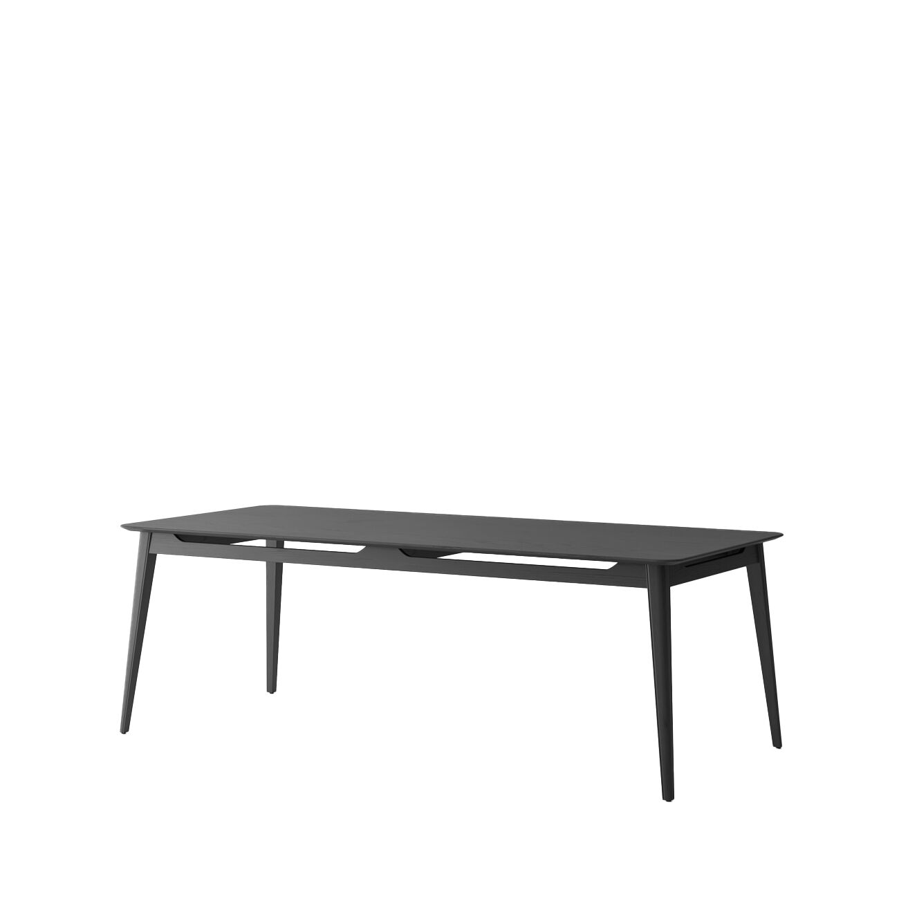 ROKKE DINING TABLE 220CM- OAK/BLACK - Image 3